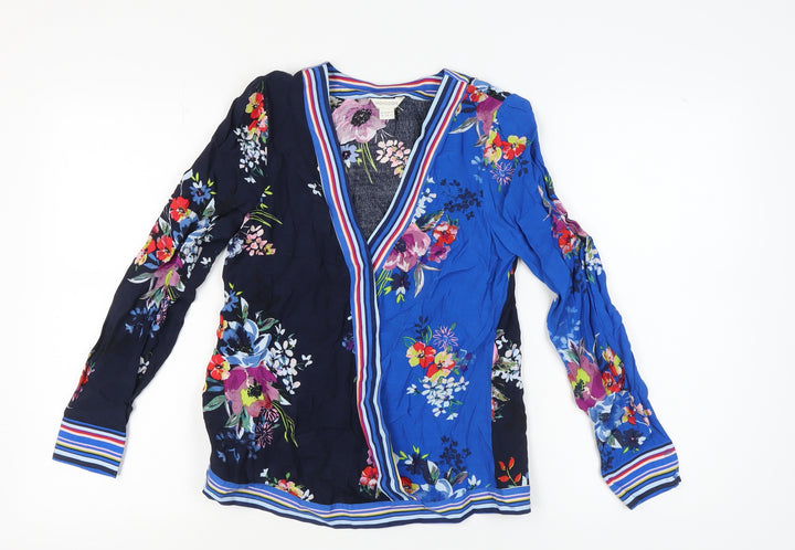 Monsoon Women's Multicoloured Floral Tunic Blouse Size 8