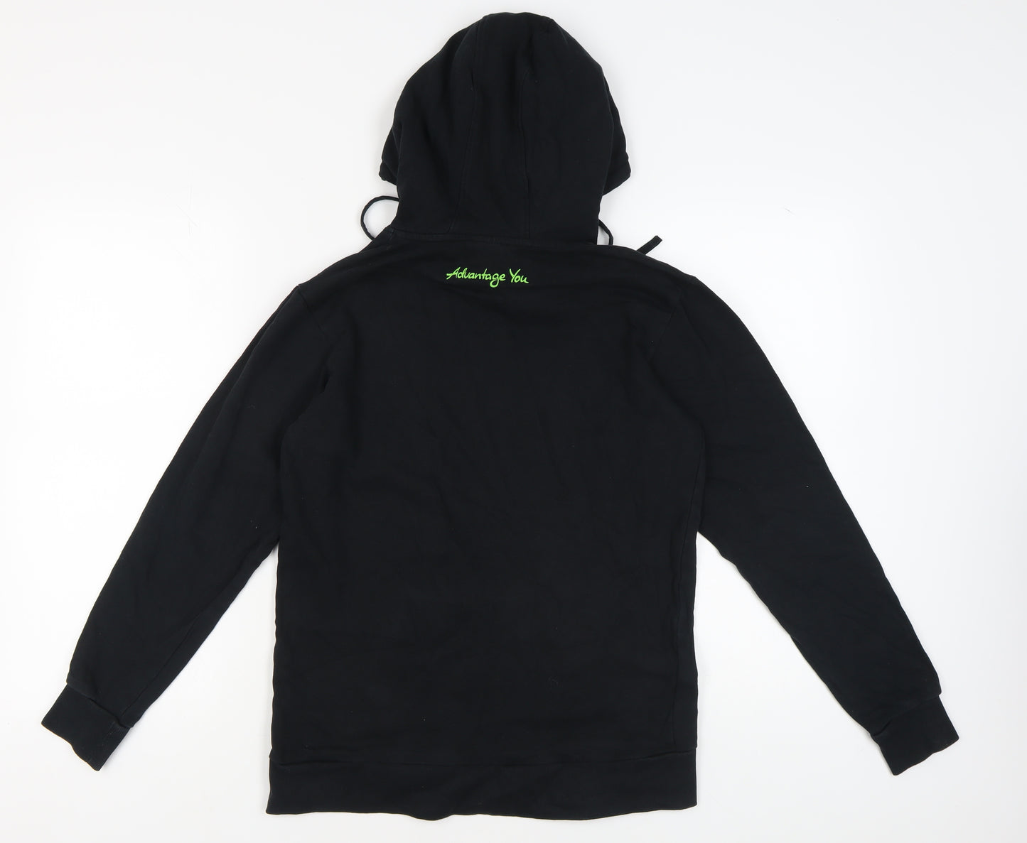 Tennis Point Men's Black Cotton Hoodie S