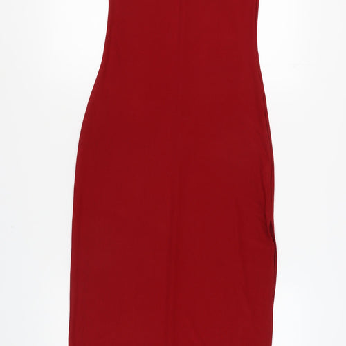New Classic London Women's Red Midi Bodycon Dress S/M