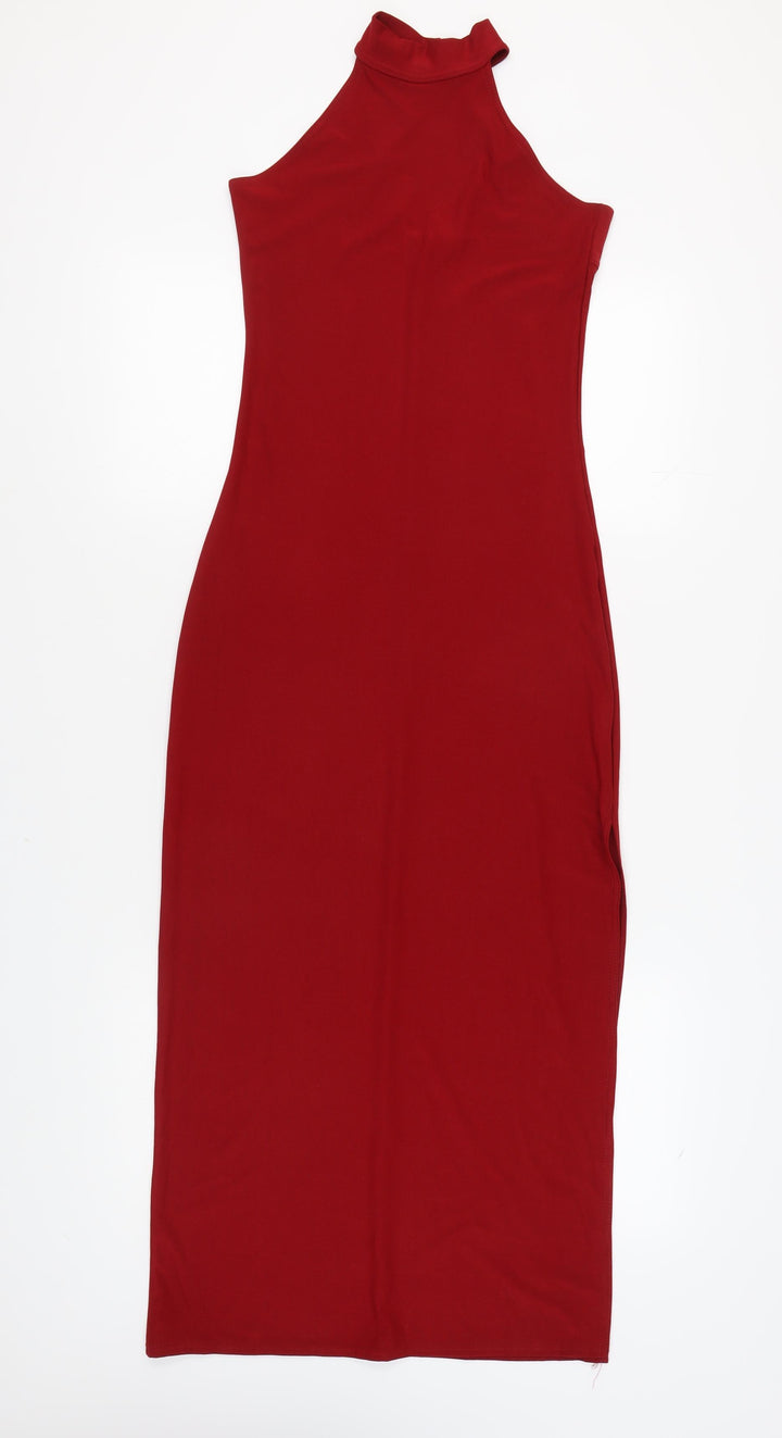 New Classic London Women's Red Midi Bodycon Dress S/M