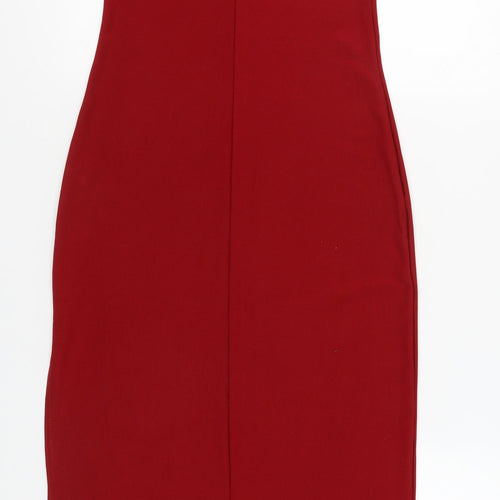 New Classic London Women's Red Midi Bodycon Dress S/M