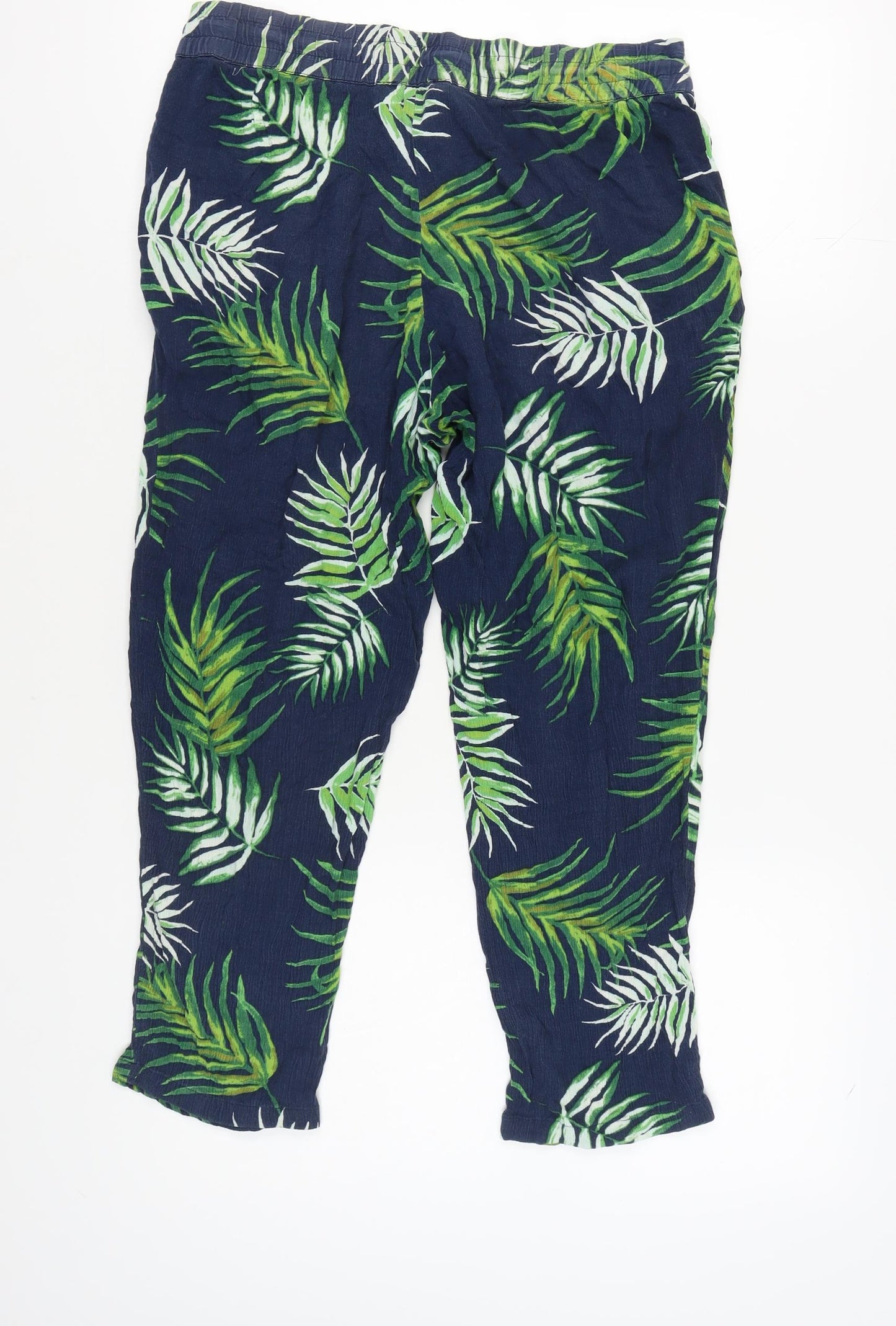 Marks and Spencer Women's Floral Trousers, Size 14