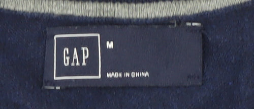 GAP Men's Blue V-Neck Pullover Jumper, Size M