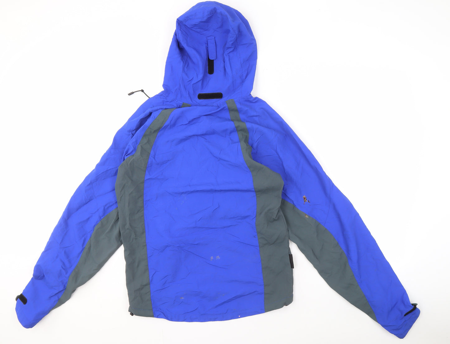 Men's Blue Rab Jacket S with Hood and Pockets