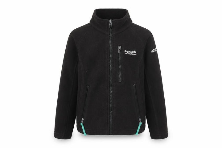 Regatta Boys Black 7 Years Basic Fleece Jacket
