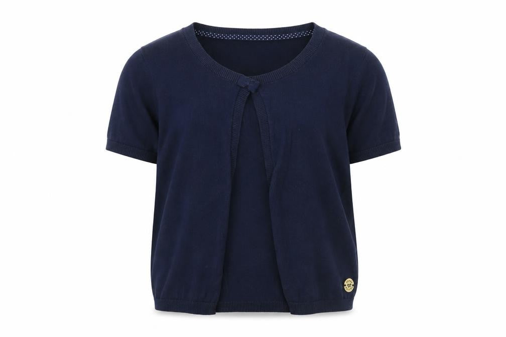 Jasper Conran Girls Navy Cardigan 12-13 Years Cotton