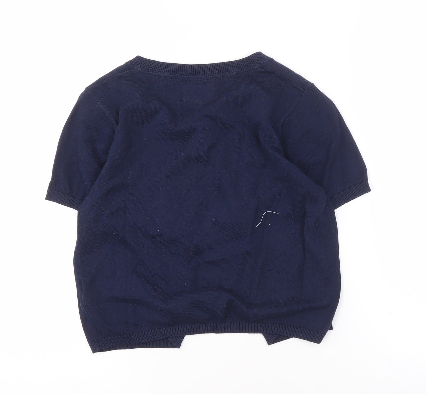 Jasper Conran Girls Navy Cardigan 12-13 Years Cotton