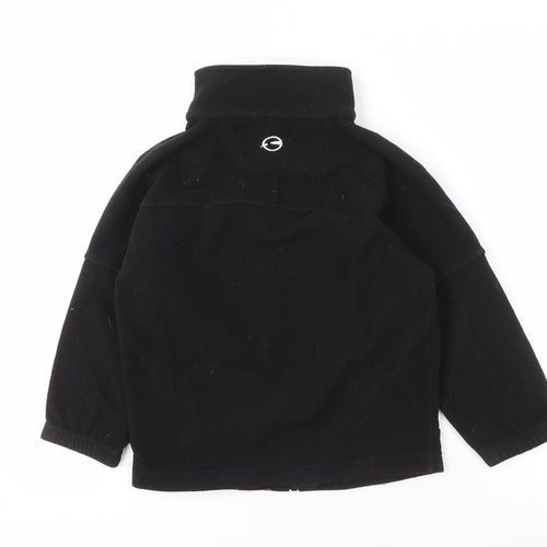 Sprayway Boys Black Fleece Jacket Size 6 Years