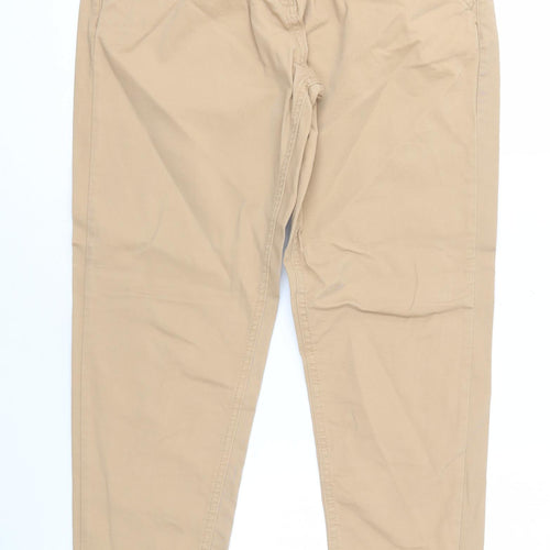 Kangol Mens Beige Chino Trousers Size 10 Regular