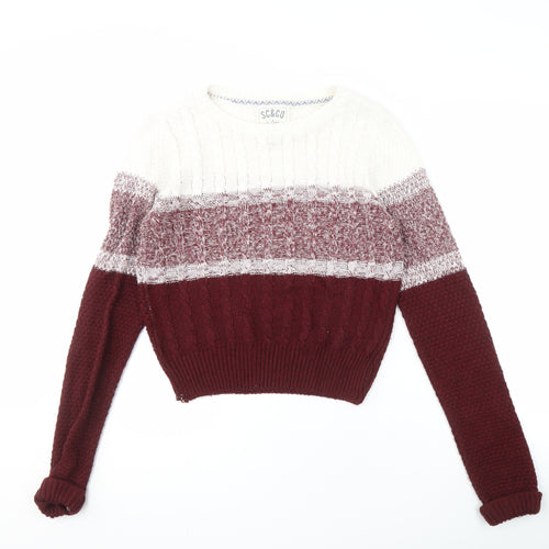SoulCal & Co Women's Multicoloured Pullover Jumper Size 10
