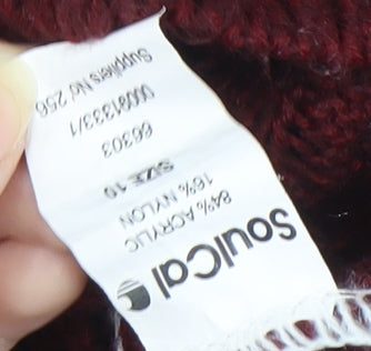 SoulCal & Co Women's Multicoloured Pullover Jumper Size 10