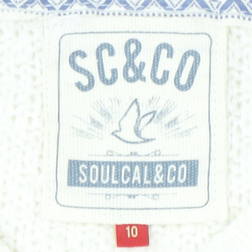 SoulCal & Co Women's Multicoloured Pullover Jumper Size 10
