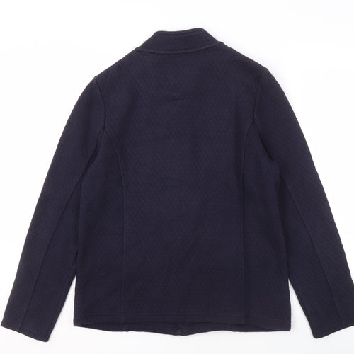 Viyella Women's Blue Full-Zip Cotton Jacket M