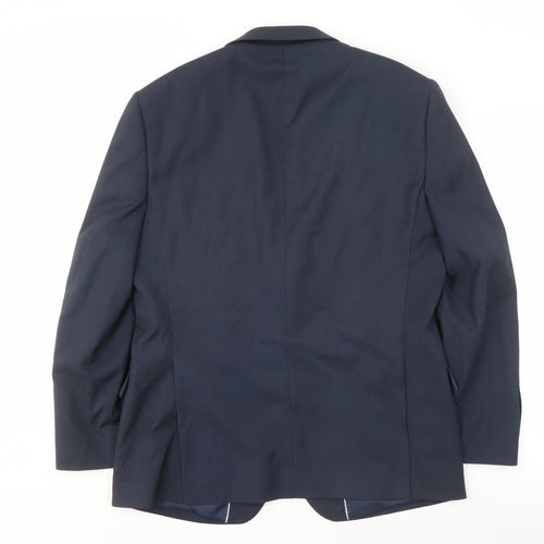 Dehavilland Men's Blue Blazer, 40S, Formal Attire