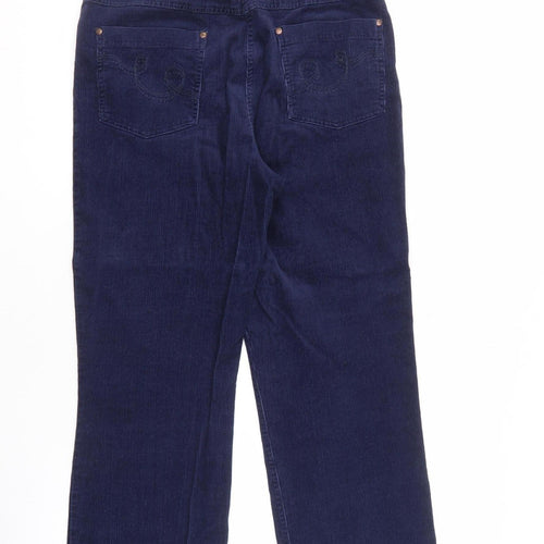Country Rose Women's Blue Trousers Size 10