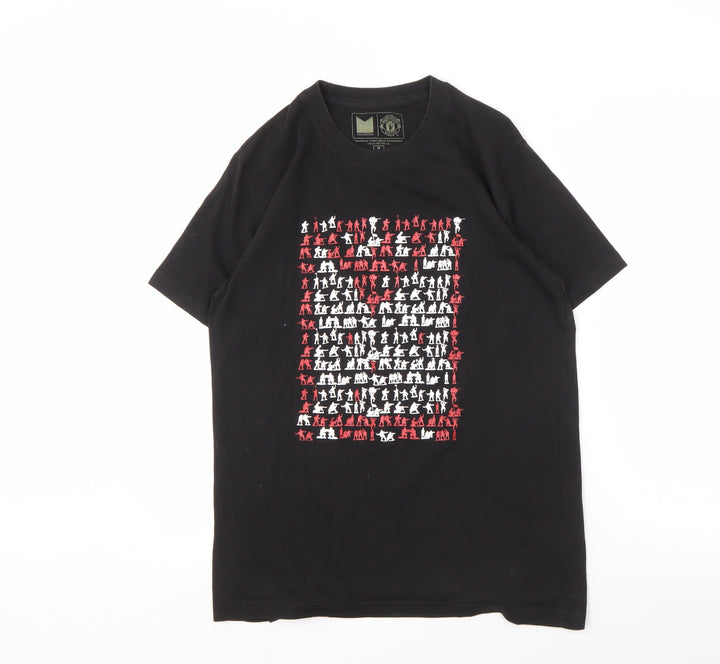 Manchester United Men's Black M Graphic T-Shirt