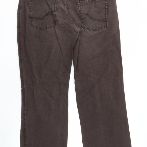 Fat Face Men's Brown Corduroy Straight Jeans 38
