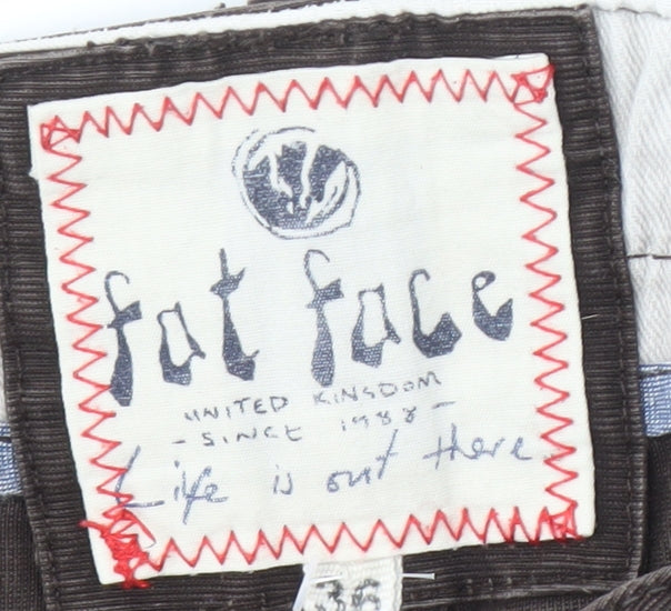 Fat Face Men's Brown Corduroy Straight Jeans 38