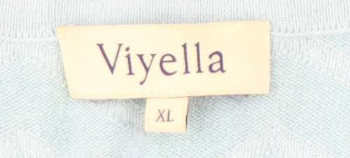Viyella Women's Blue XL Crew Neck Pullover Jumper