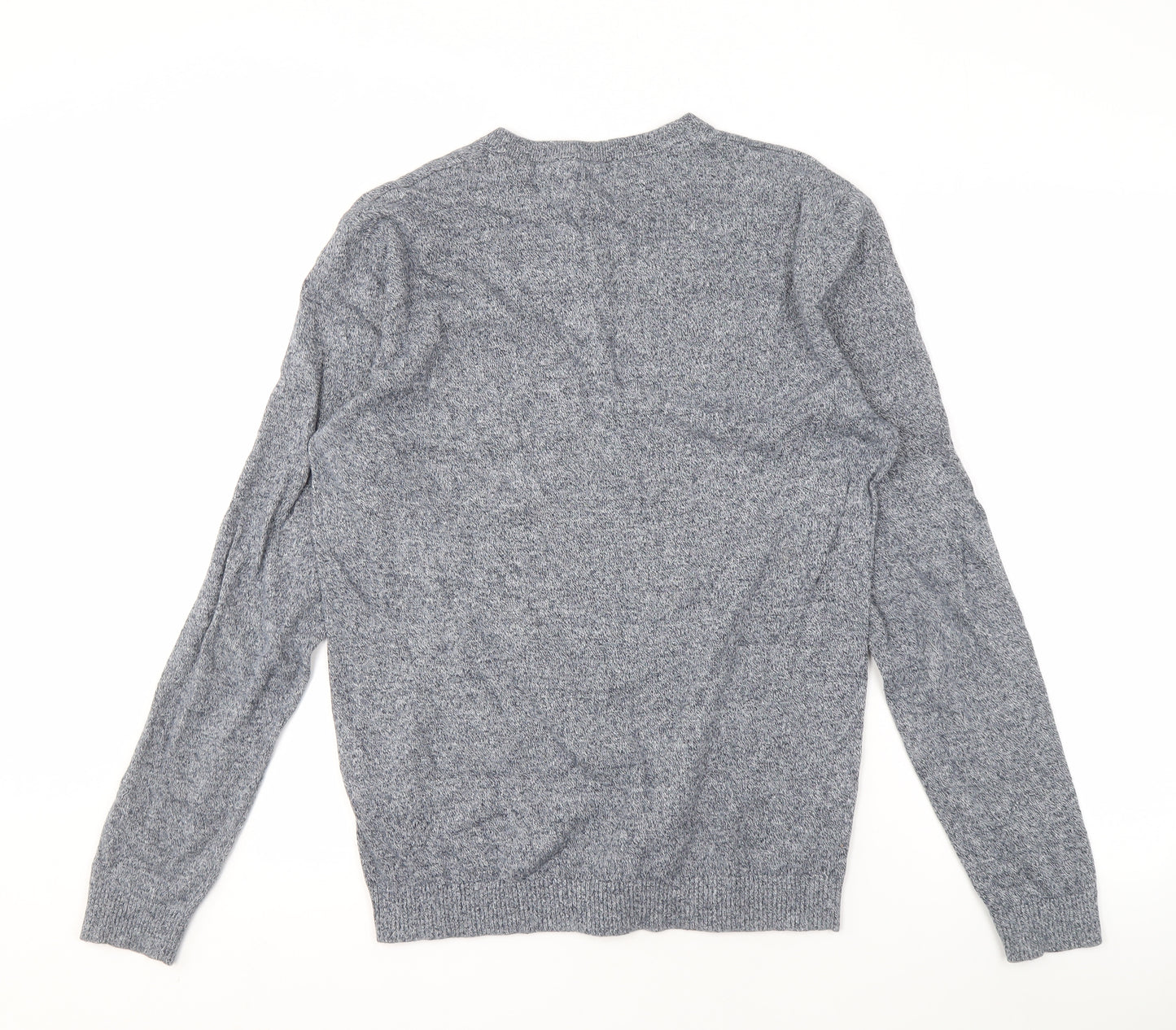 Jack & Jones Men's Grey Cotton Jumper Size M
