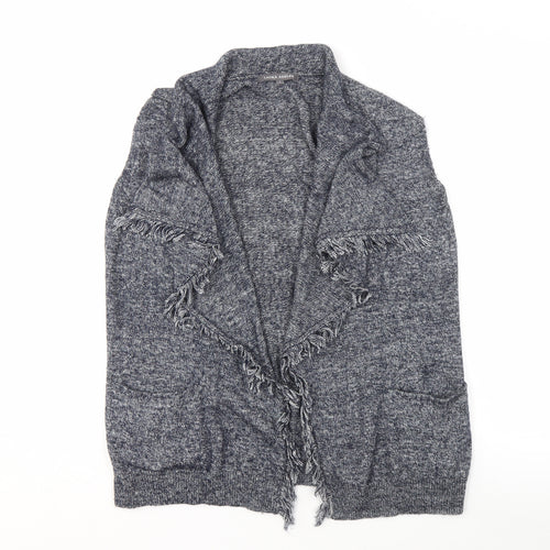 Laura Ashley Women's Grey Sleeveless Cardigan S