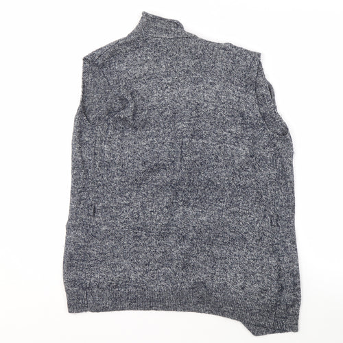 Laura Ashley Women's Grey Sleeveless Cardigan S