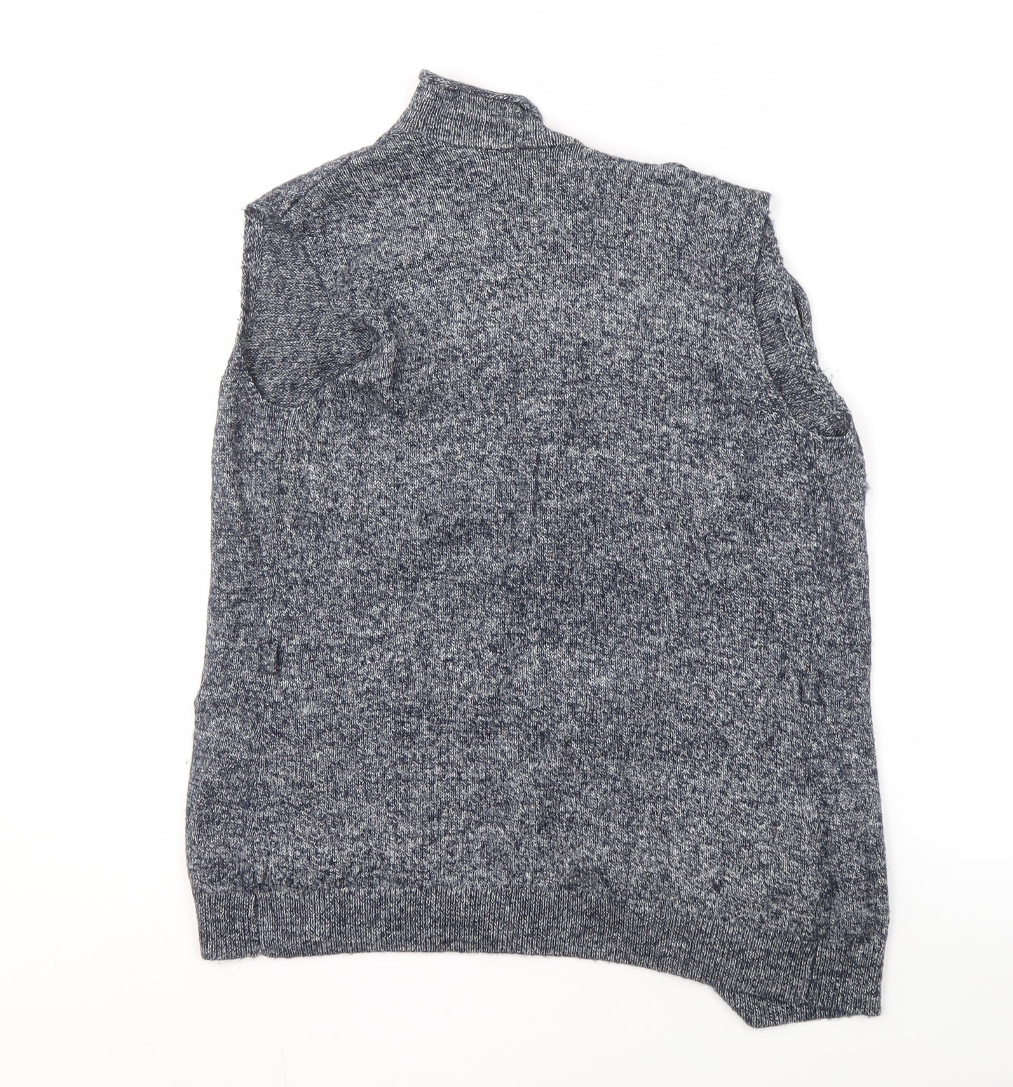 Laura Ashley Women's Grey Sleeveless Cardigan S