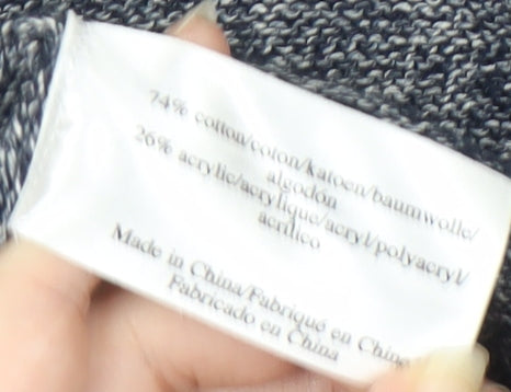 Laura Ashley Women's Grey Sleeveless Cardigan S