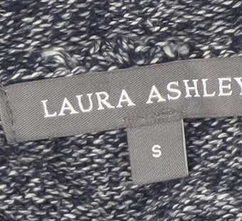 Laura Ashley Women's Grey Sleeveless Cardigan S