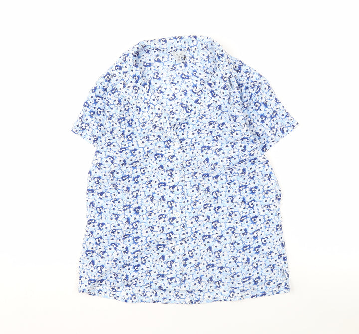 Jigsaw Women’s Floral Button-Up Shirt UK Size 8