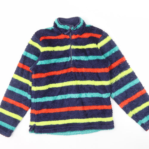 Mountain Warehouse Boys Fleece Striped Full Zip Sweatshirt 11-12Y