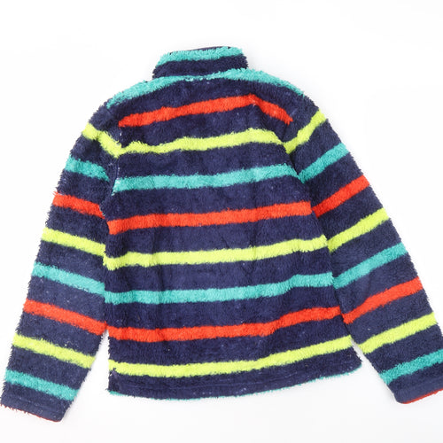 Mountain Warehouse Boys Fleece Striped Full Zip Sweatshirt 11-12Y