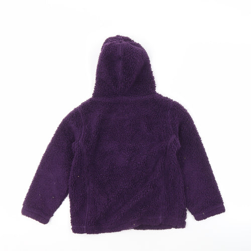 Peter Storm Girls Purple Fleece Jacket, Size 5-6 Years