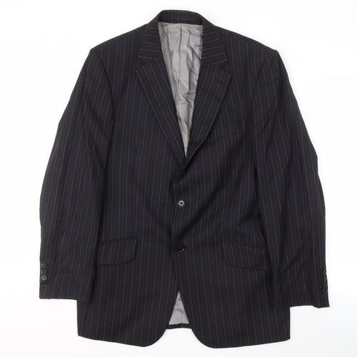 Austin Reed Men's Blue Pinstripe Blazer 40R