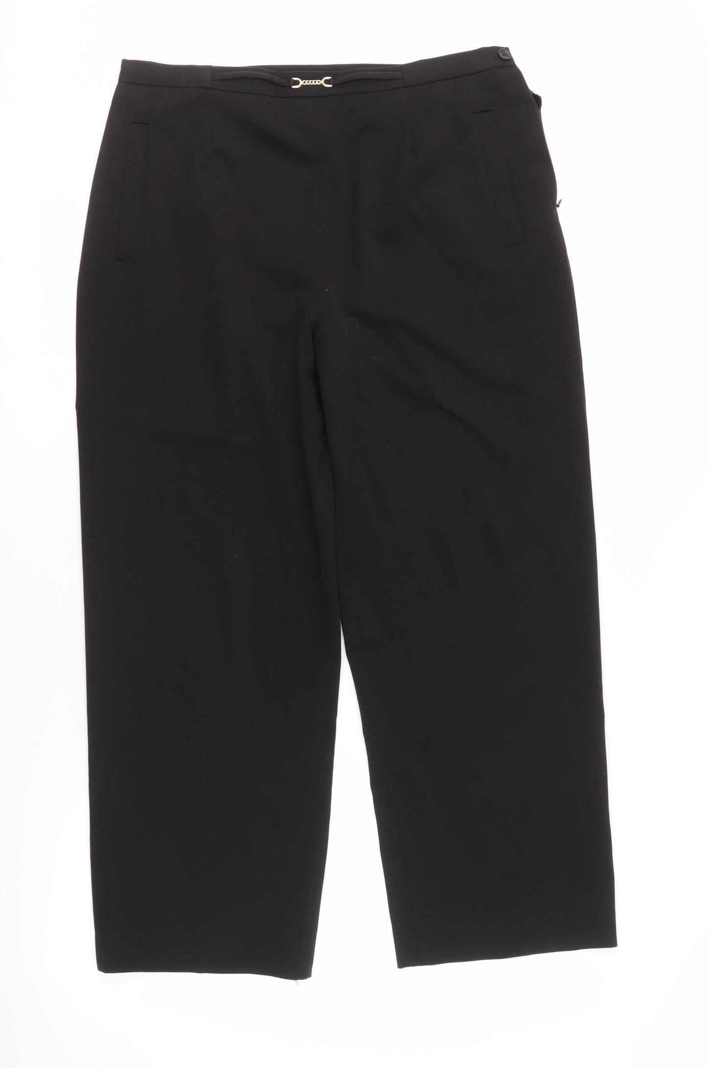 Eastex Women's Black Trousers Size 14 - Business/Casual