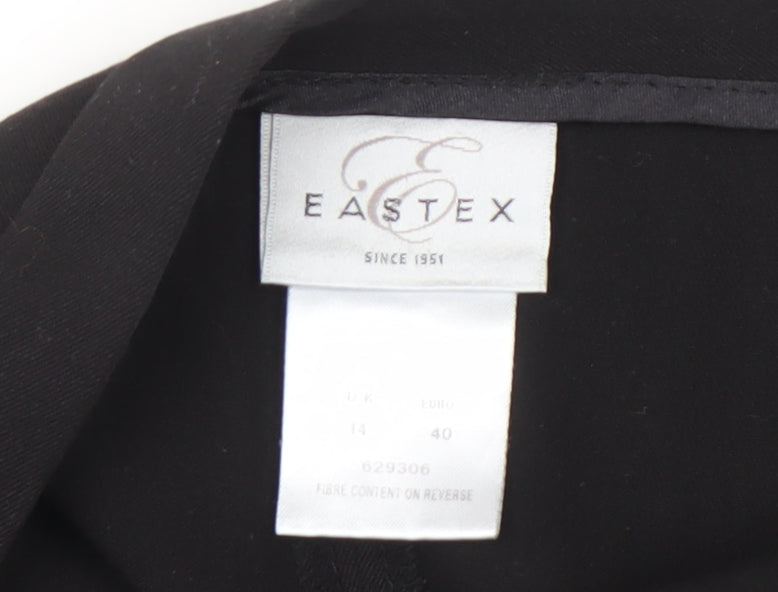 Eastex Women's Black Trousers Size 14 - Business/Casual