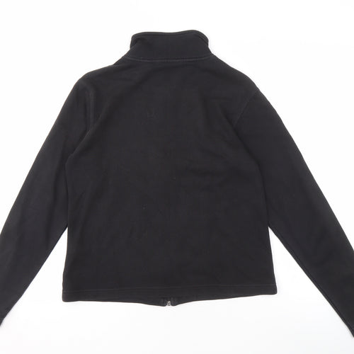 Fila Black Unisex Adults Fleece Jacket Size 12