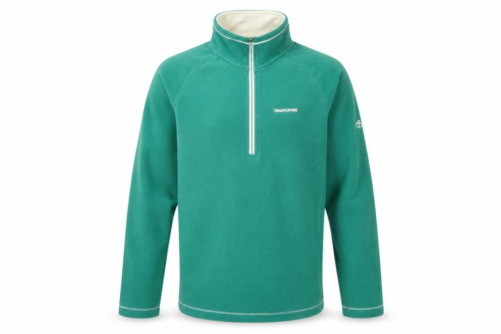 Craghoppers Unisex Green Sweatshirt M, Logo, High Neck, Lightweight