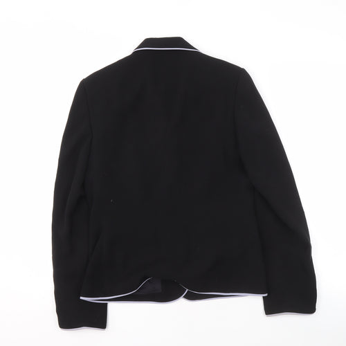 Laura Ashley Women’s Black Blazer, Size 10, Polyester