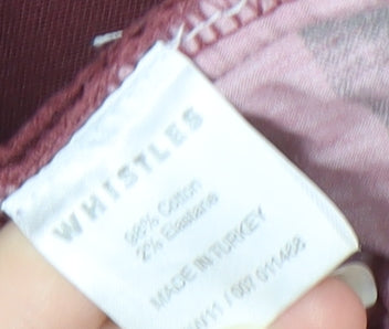 Whistles Women's Pink Skinny Jeans Size 24