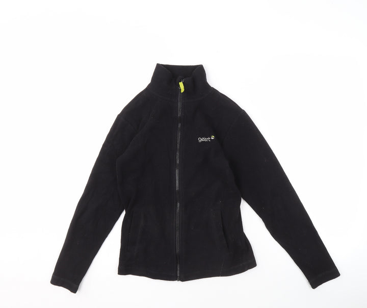 Gelert Boys Black Fleece Basic Jacket 9-10 Years