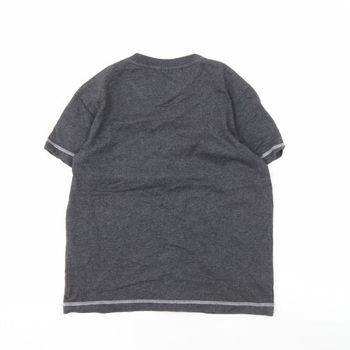 Fila Boys Grey Logo T-Shirt, Short Sleeve, Size L