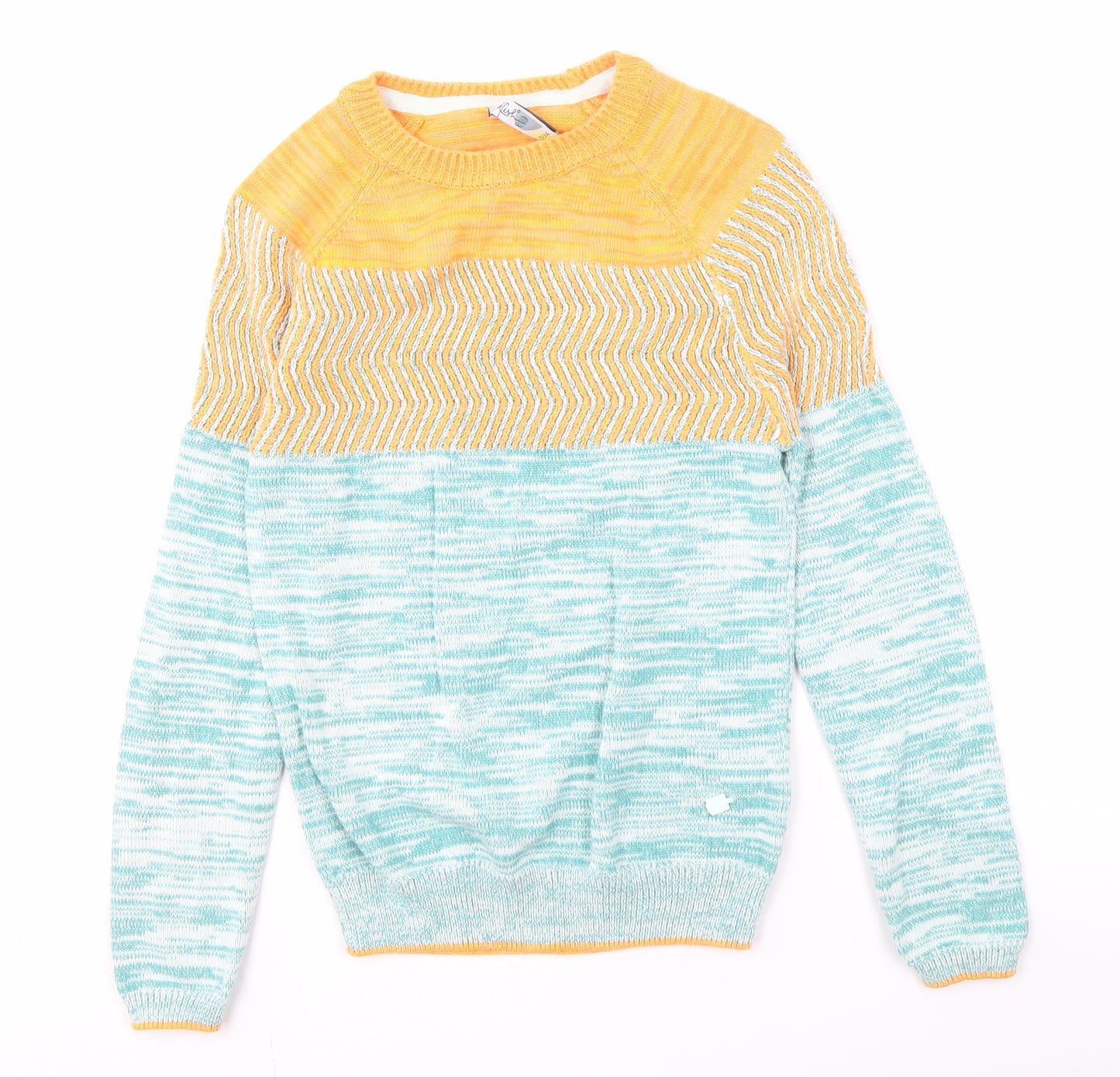 Weird Fish Women's Multicoloured Pullover Jumper Size 8