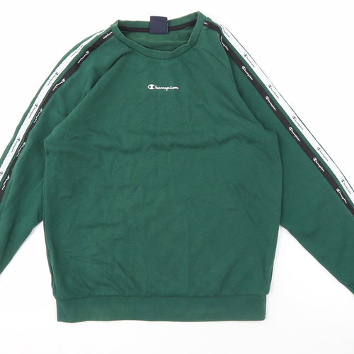 Champion Boys Green Pullover Sweatshirt Crew Neck XL