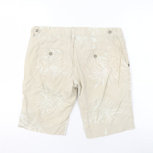 Roxy Unisex Beige Floral Chino Shorts - Size 40 Casual