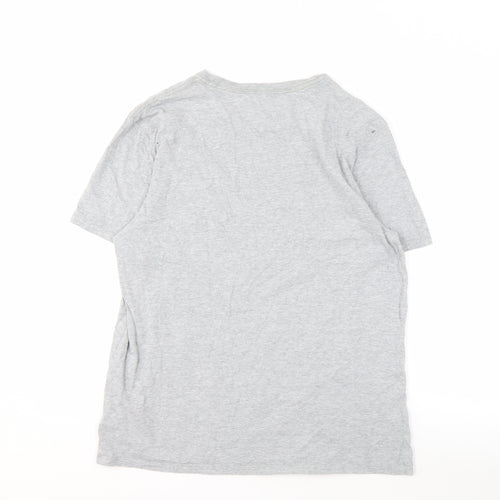 Tommy Hilfiger Men's Grey Crew Neck T-Shirt - Size M