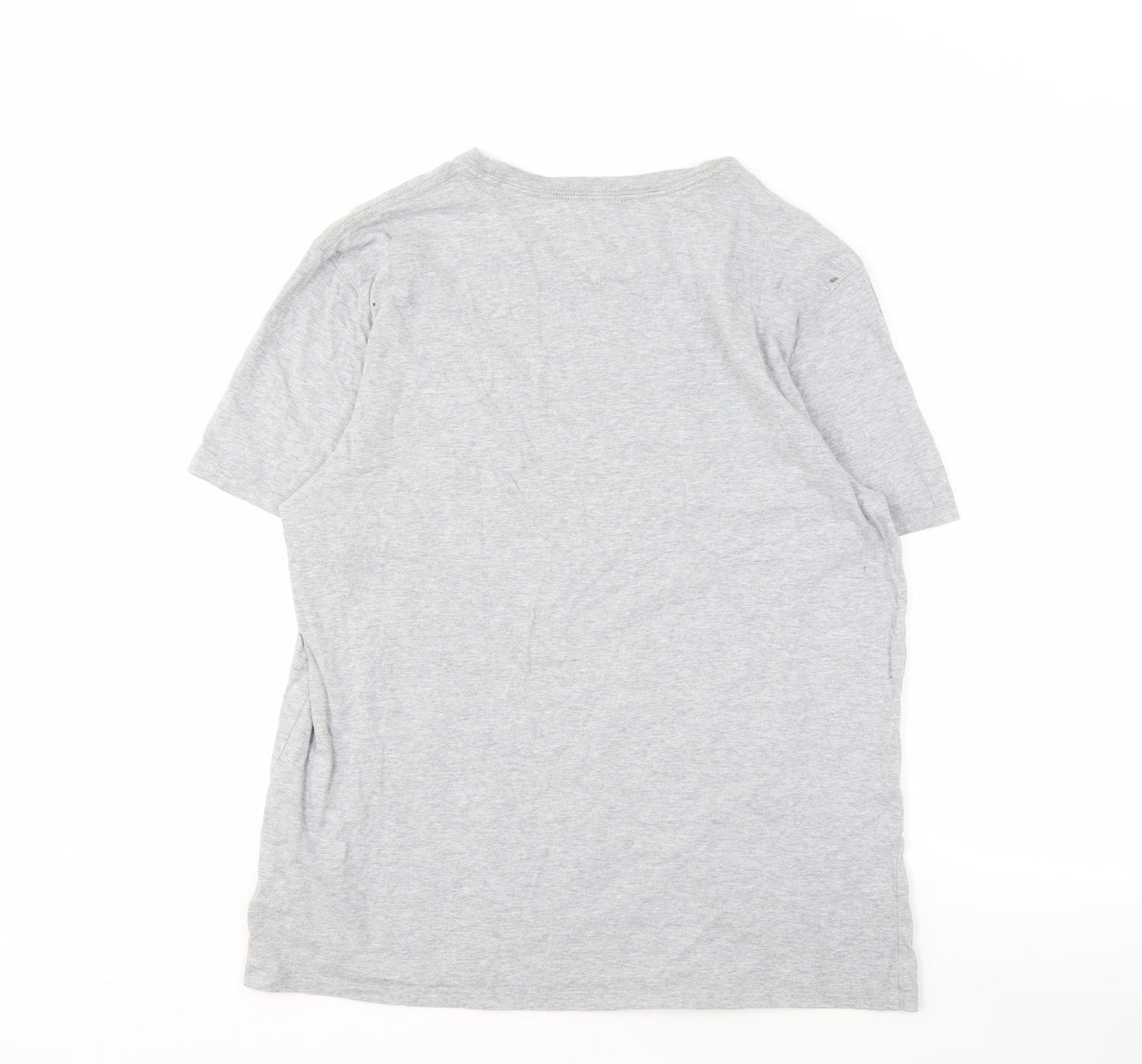 Tommy Hilfiger Men's Grey Crew Neck T-Shirt - Size M