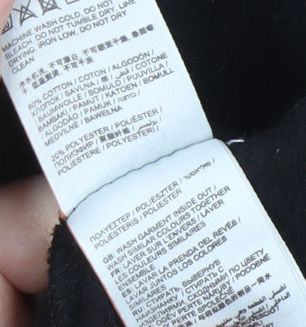 Superdry Women's Black Pullover Hoodie Size 12