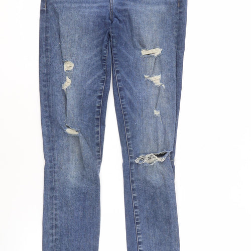 Abercrombie & Fitch Men's Blue Skinny Jeans Size 25