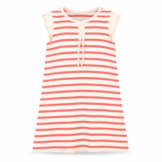 Laura Ashley Girls Multicoloured Striped Dress, Size 4 Years